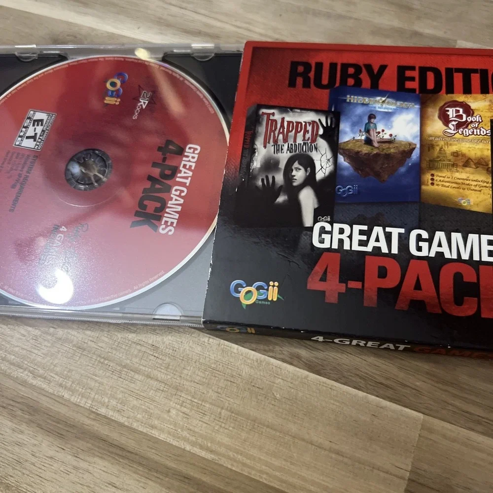 Ruby Edition Great Games 4-pack PC Abduction Hidden Secrets PC New Sealed
